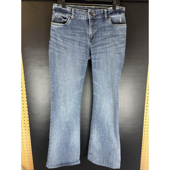 Wrangler Denim - Womens Light Blue Wrangler Jeans Size 11x36 Bootcut Mid Rise